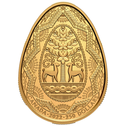 2022 Canada $250 Pysanka Pure Gold Coin (No Tax)