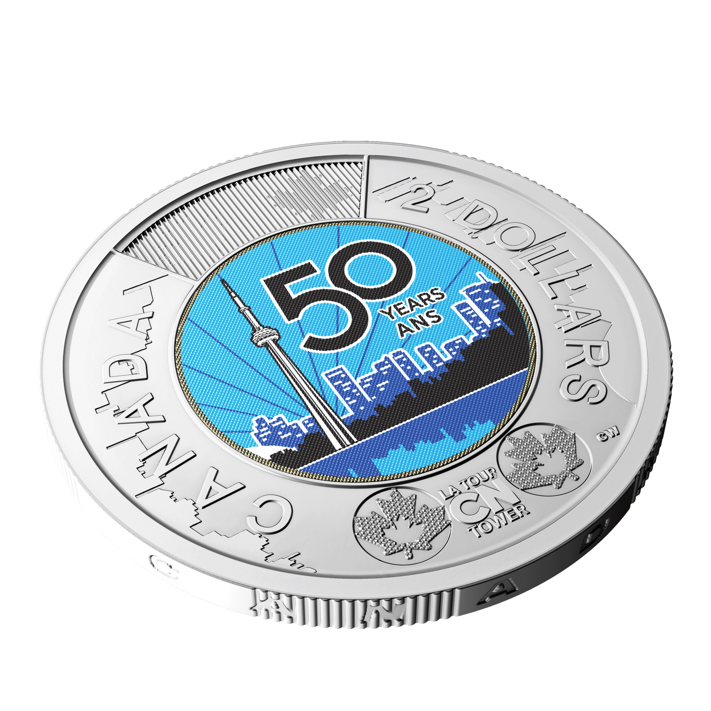 2026 Coloured CN Tower Canada Two Dollar Brilliant Uncirculated (MS63)