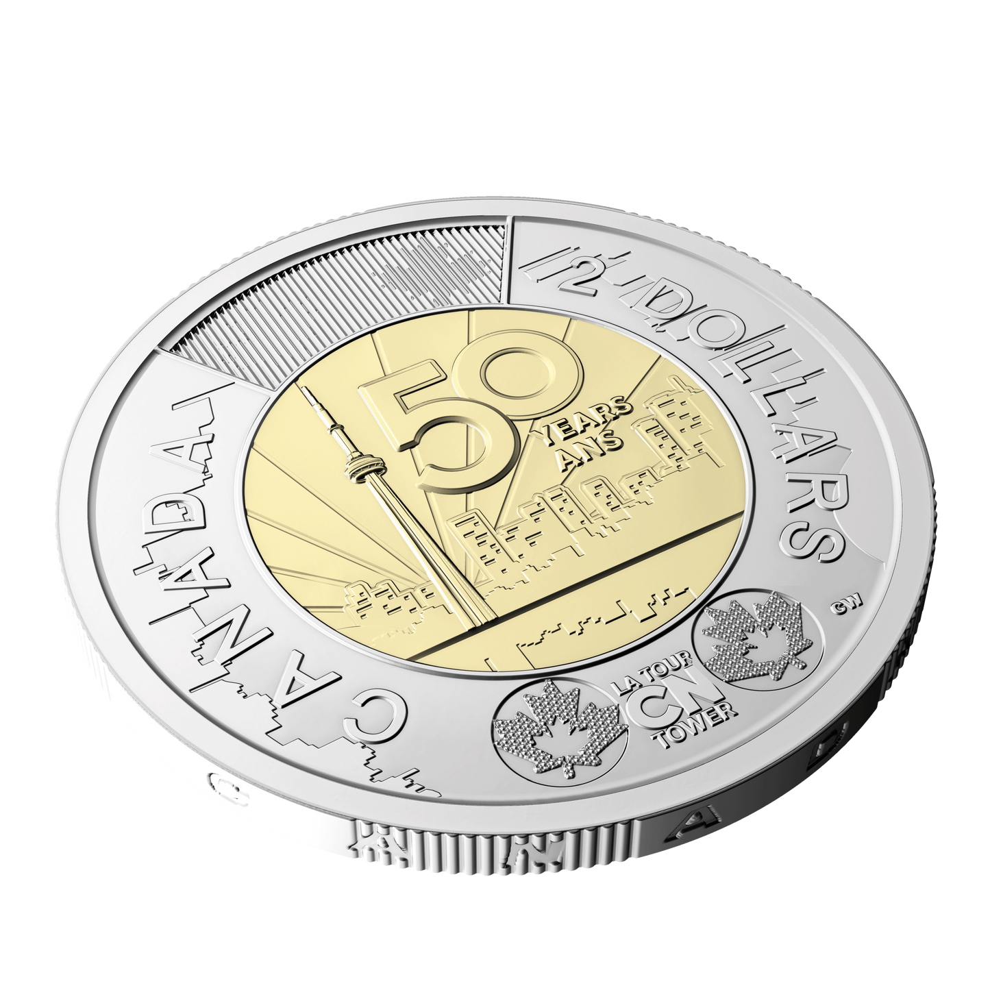 2026 Uncoloured CN Tower Canada Two Dollar Brilliant Uncirculated (MS63)