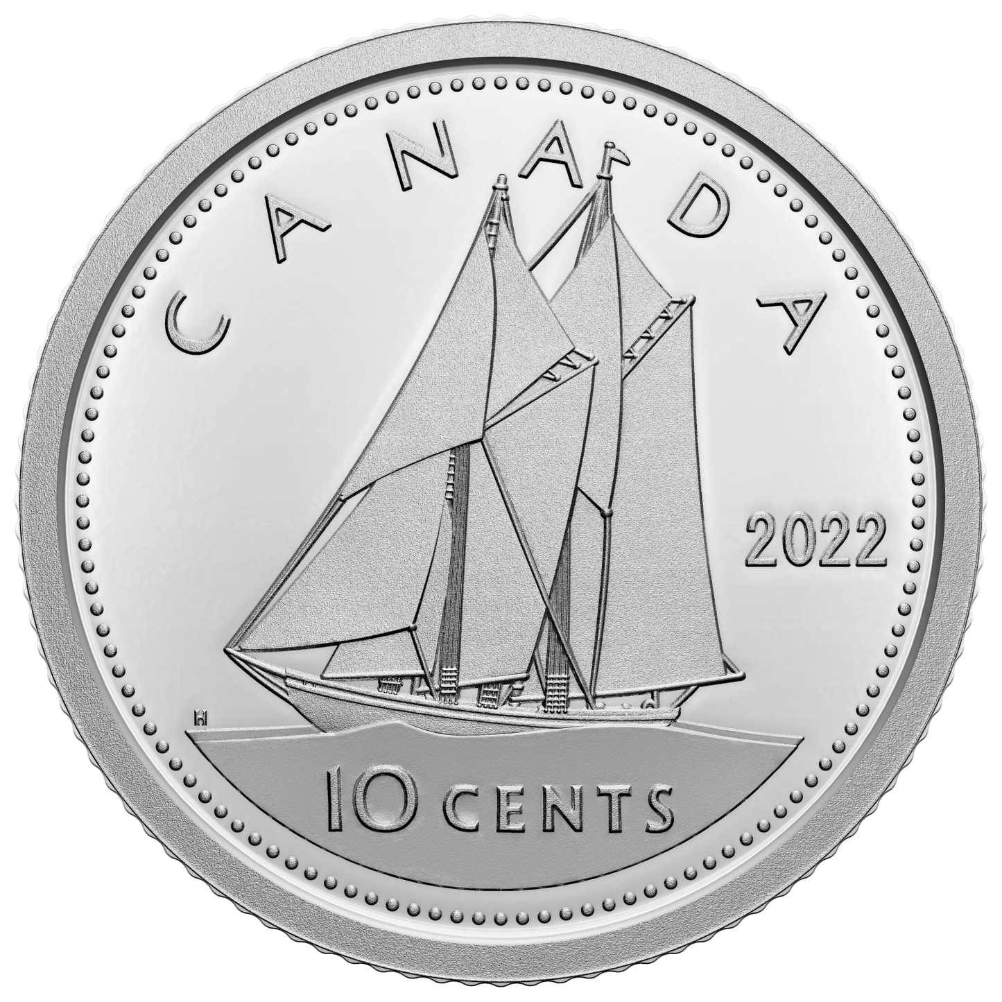 2022 Canada 10-cents Proof (non-silver)