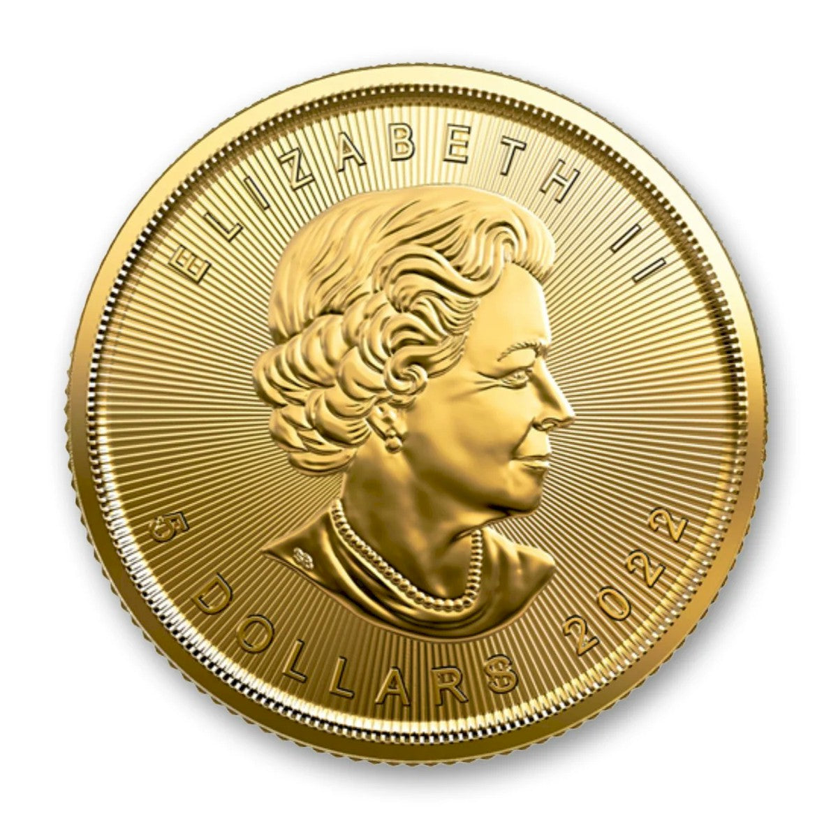 2022 Canada $5 Treasured Maple Leaf - Year of the Tiger 1/10oz. Pure Gold (No Tax)