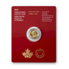 2022 Canada $5 Treasured Maple Leaf - Year of the Tiger 1/10oz. Pure Gold (No Tax)