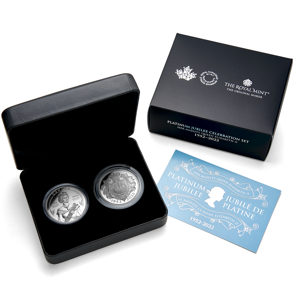 2022 Canada/UK Her Majesty Queen Elizabeth II Platinum Jubilee Celebration Set (No Tax)