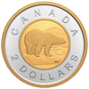 2022 Canada Two Dollar Gold Plated Silver Proof (No Tax)