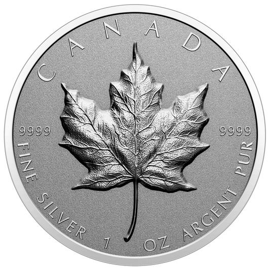 2022 Canada $20 Ultra-High Relief 1oz. Silver Maple Leaf (No Tax)