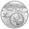2022 Canada 25-cent The Bigger Picture: The Caribou 5oz Fine Silver (No Tax)