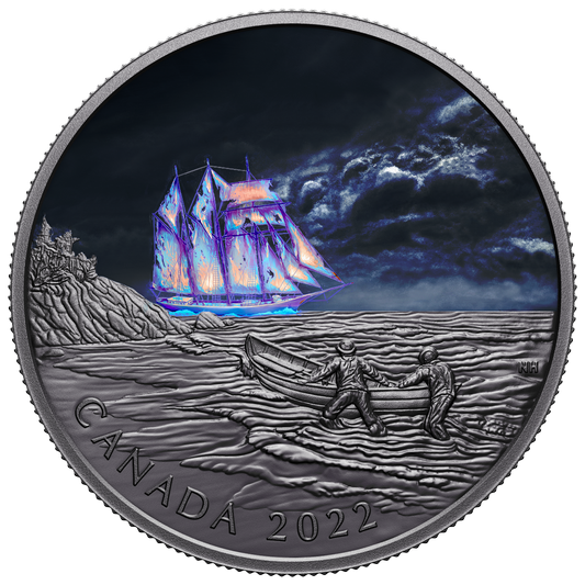 2022 $50 Canadian Ghost Ship Fine Silver Coin (No Tax)