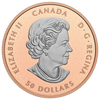 2023 Canada $50 Peace Dollar Rose Gold Plated Fine Silver (No Tax)