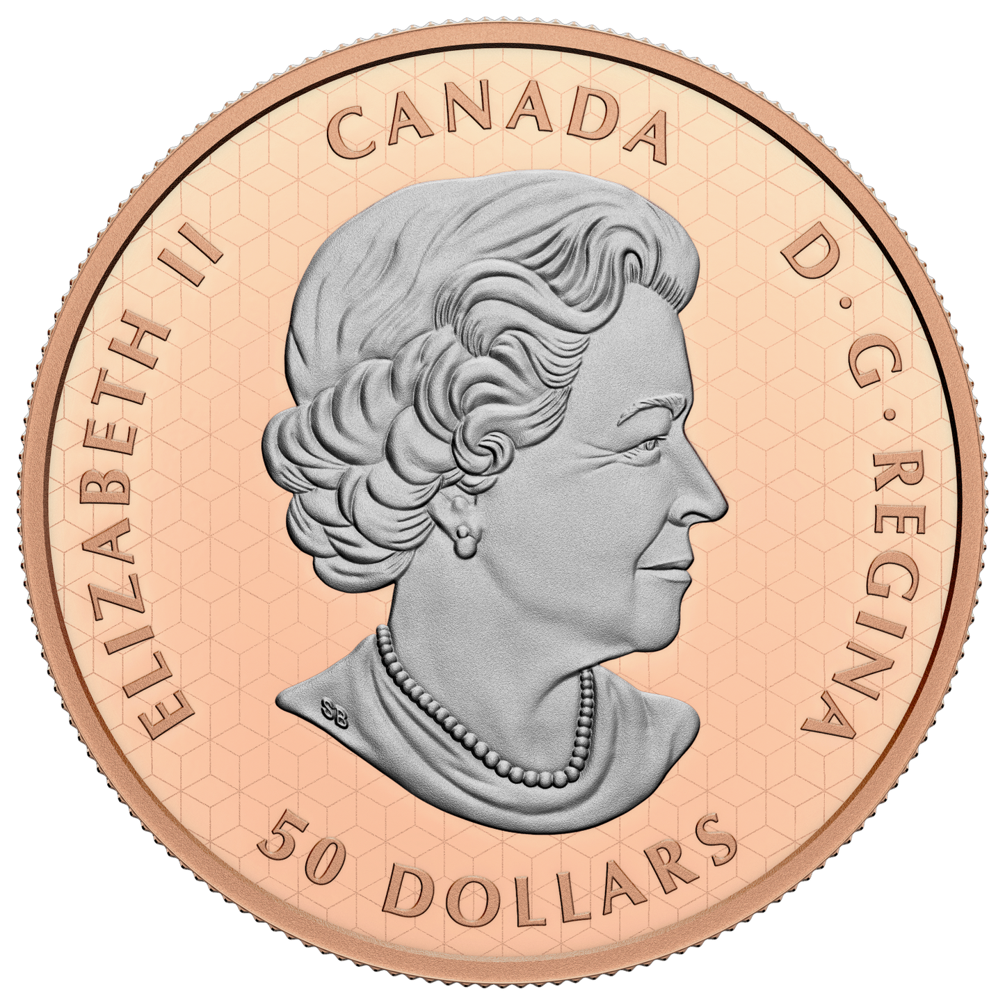2023 Canada $50 Peace Dollar Rose Gold Plated Fine Silver (No Tax)