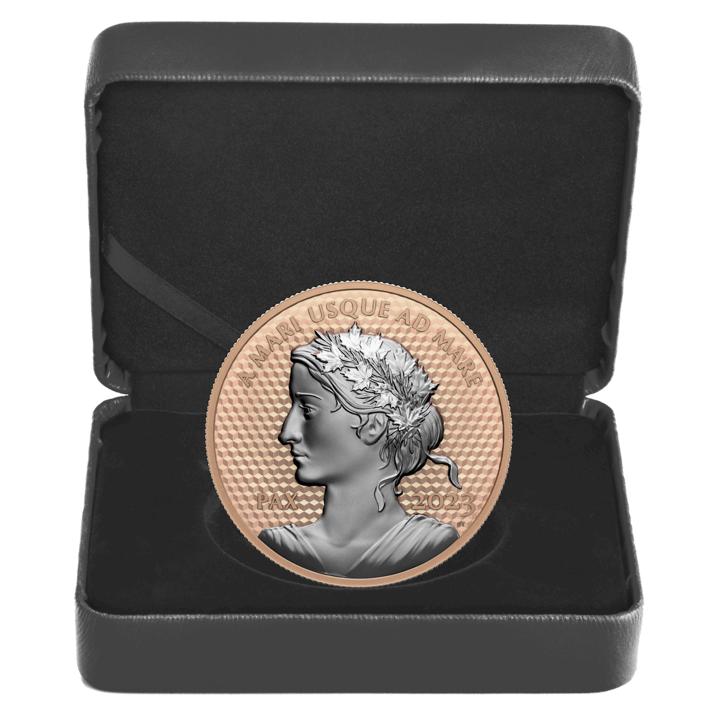 2023 Canada $50 Peace Dollar Rose Gold Plated Fine Silver (No Tax)