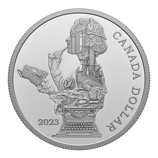 2023 Canada Kathleen "Kit" Coleman Sp. Ed. Proof Silver in Square Capsule