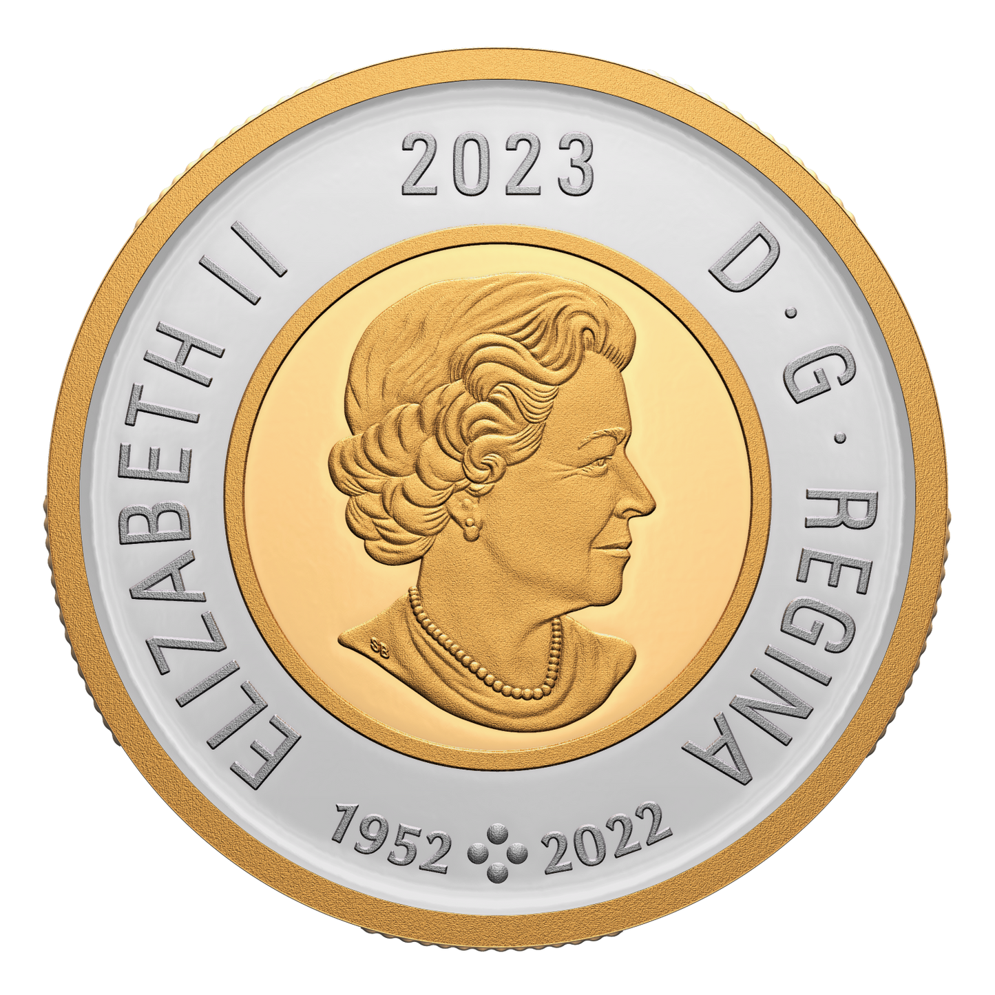 2023 Canada Two Dollar Gold Plated Silver Proof (No Tax)$