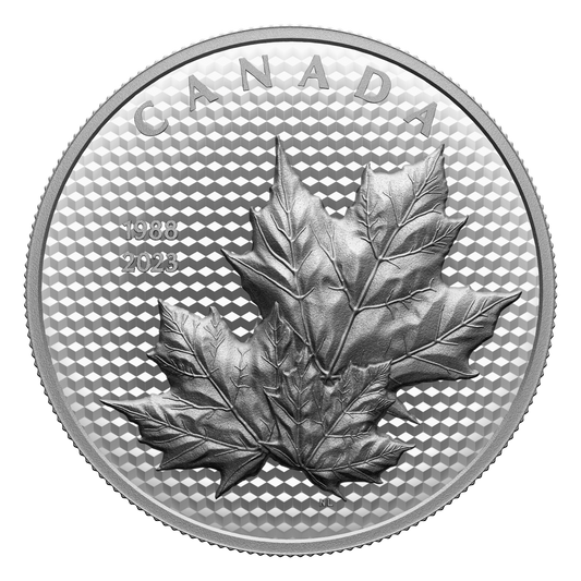 2023 Canada $50 Maple Leaves in Motion Fine Silver Coin (No Tax)