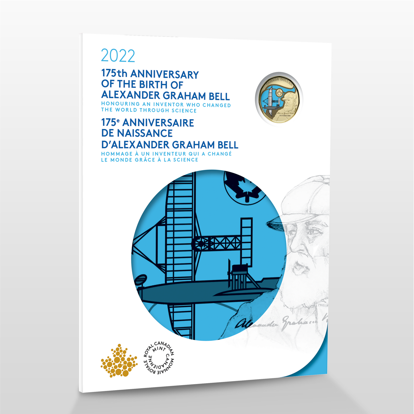 2022 Canada 175th Anniversary of the Birth of Alexander Graham Bell Commemorative Keepsake Card
