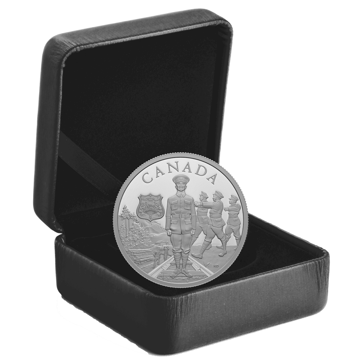 2023 Canada $20 Commemorating Black History: No. 2 Construction Battalion Silver (No Tax)