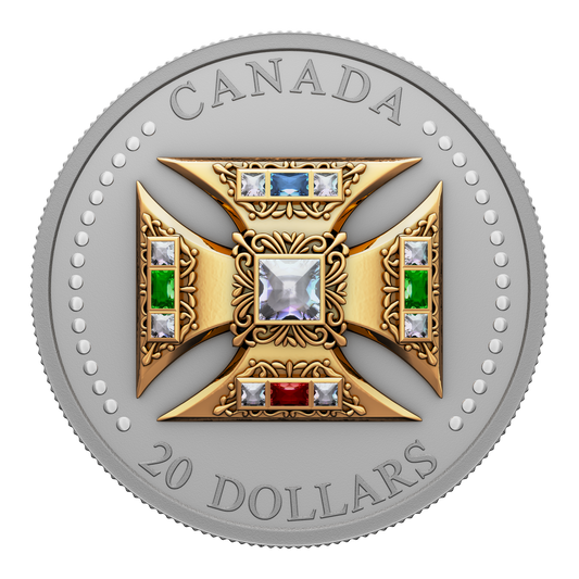 2023 Canada $20 St. Edward's Crown Fine Silver Coin