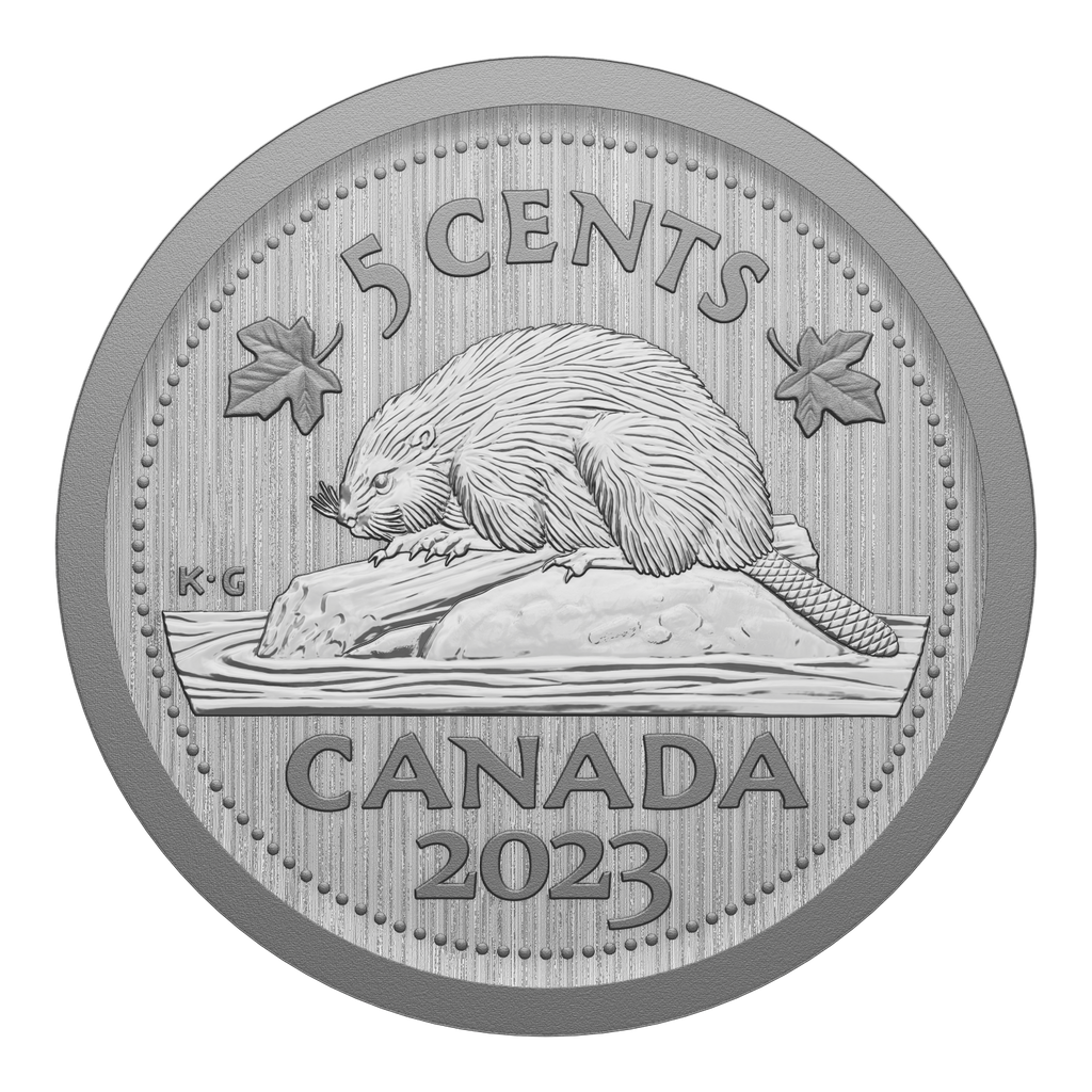 2023 QEII Canada 5-cents Specimen