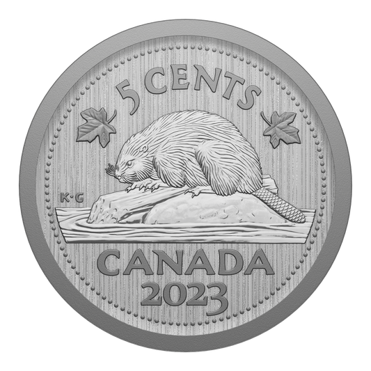 2023 QEII Canada 5-cents Specimen