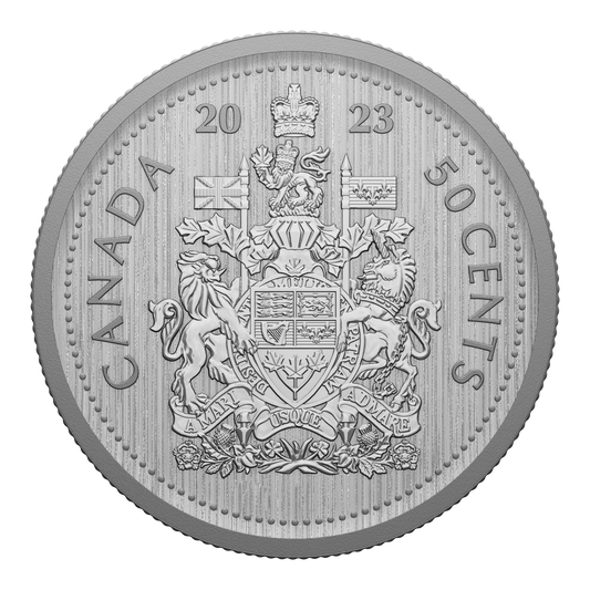 2023 QEII Canada 50-cents Specimen