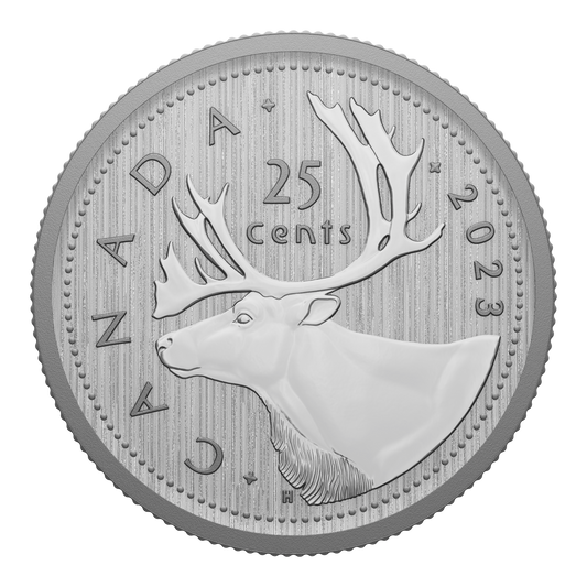 2023 QEII Canada 25-cents Specimen