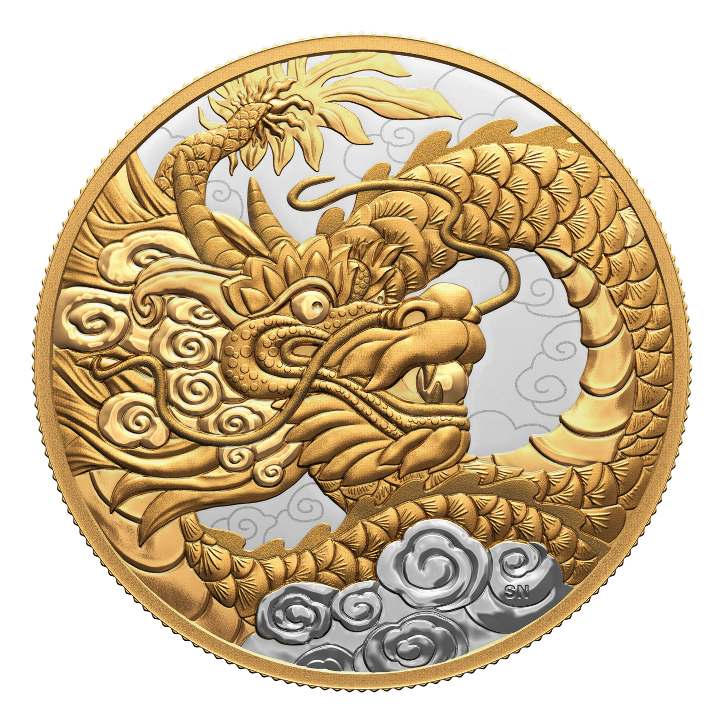 2023 Canada $50 Heavenly Dragon Fine Silver Coin (No Tax)