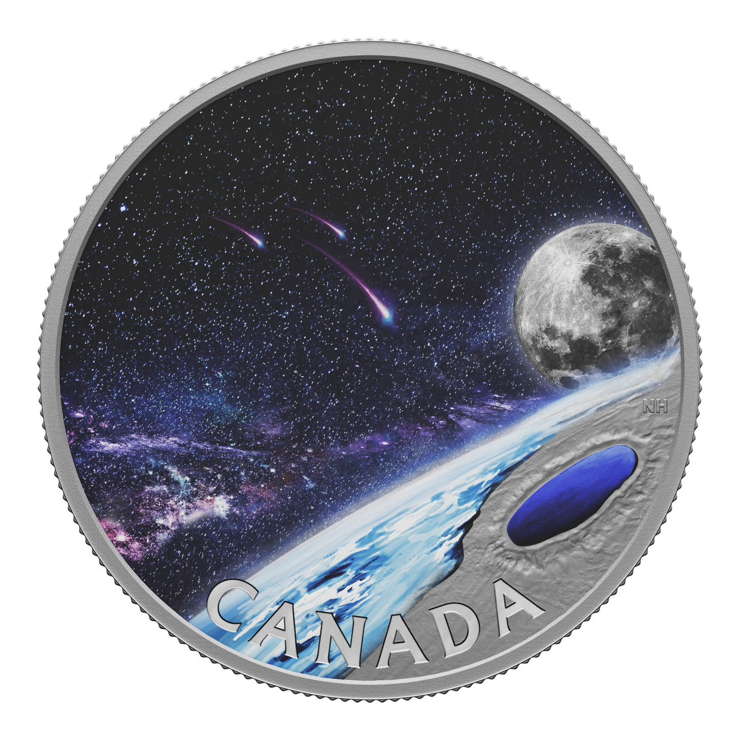 2023 Canada $50 Pingualuit Crater - Crystal Eye of Nunavik Fine Silver (No Tax)