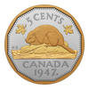 2023 Canada 5-cent 1947 Maple Leaf Mark Fine Silver (No Tax)