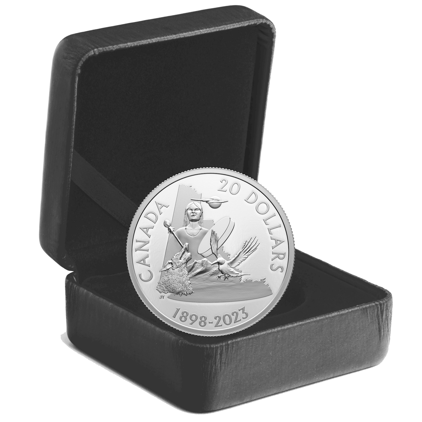 RDC 2023 Canada $20 125th Anniversary of Yukon Fine Silver (No Tax) impaired