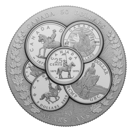 2023 Canada $50 Curated Coin Collection: RCMP UHR Fine Silver (No Tax)