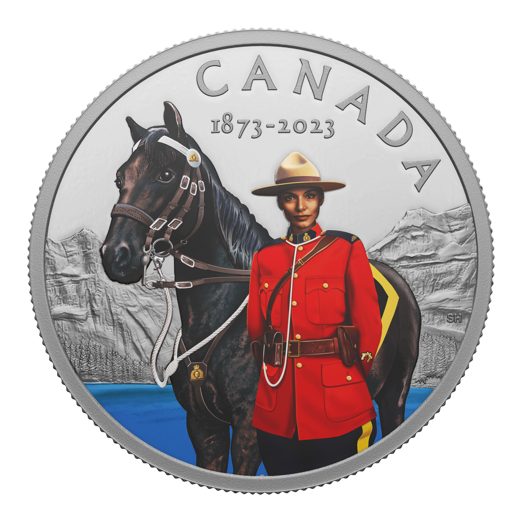 RDC 2023 Canada $20 150th Anniversary of the RCMP Fine Silver (No Tax) impaired