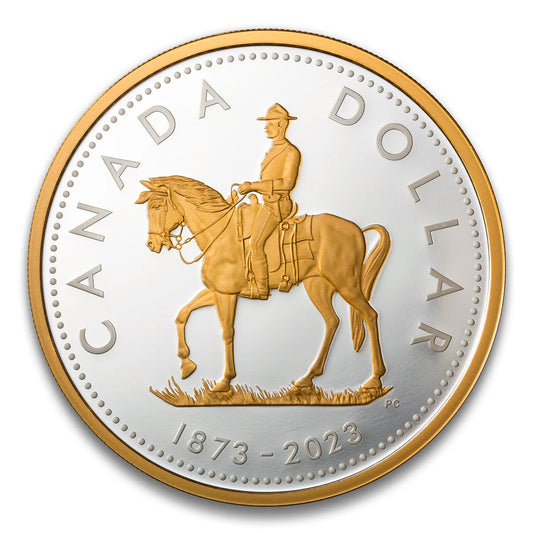 2023 Canada $1 150th Anniversary of the RCMP Renewed Silver Dollar (No Tax)