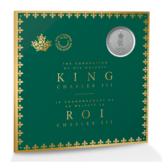 2023 Canada $5 His Majesty King Charles III's Royal Cypher Fine Silver (No Tax)