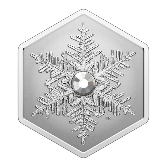 2023 Canada $20 Snowflake Hexagon Shaped Fine Silver (No Tax)