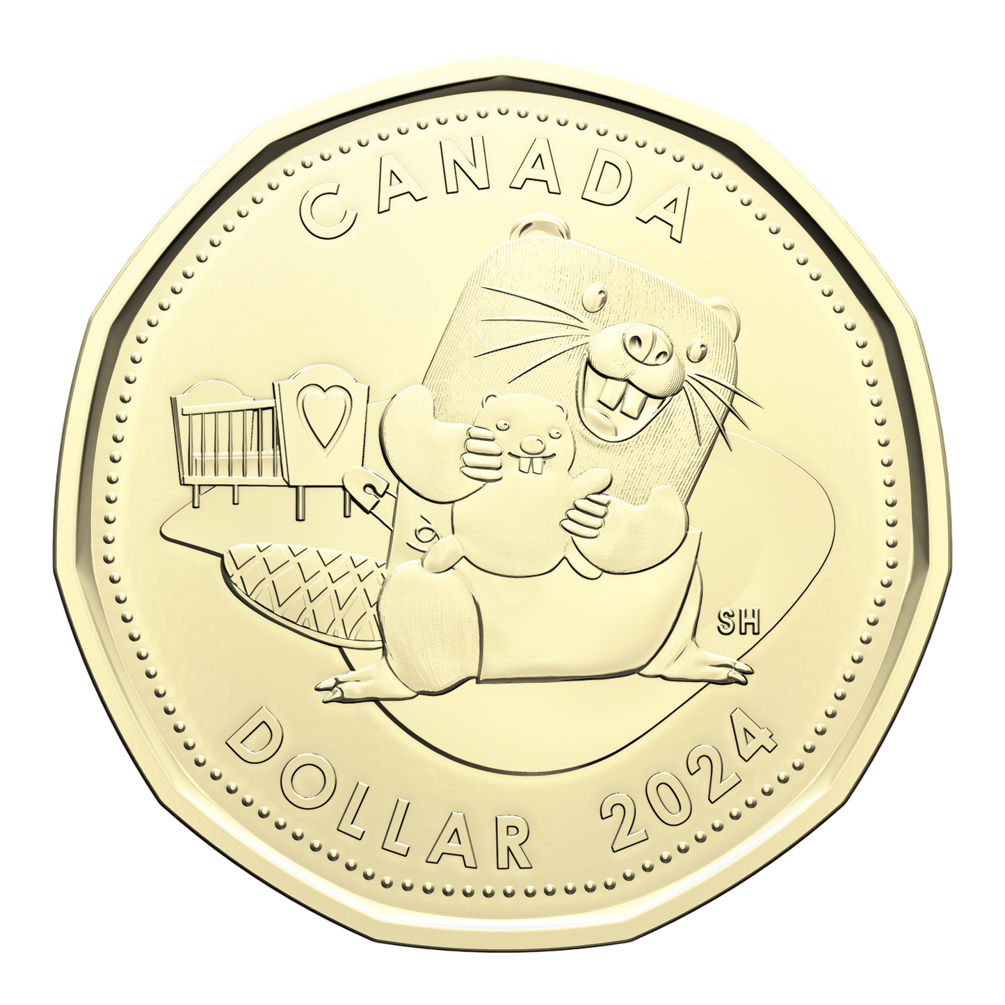 2024 Baby Canada Loon Dollar Brilliant Uncirculated (MS63)