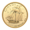 2024 Canada $200 Tall Ships: Topsail Schooner 1/2 oz. Pure Gold (No Tax)