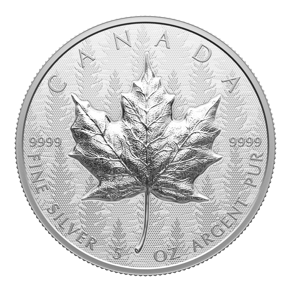 2024 Canada $50 Ultra-High Relief 5oz. SML Fine Silver (No Tax)