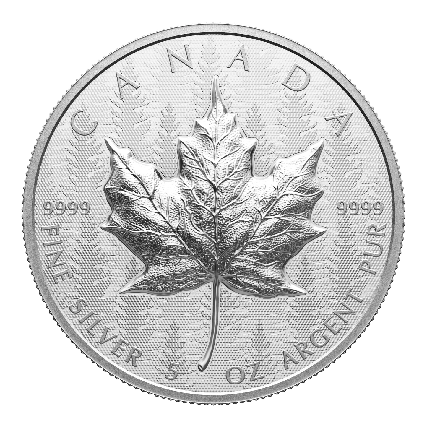 2024 Canada $50 Ultra-High Relief 5oz. SML Fine Silver (No Tax)