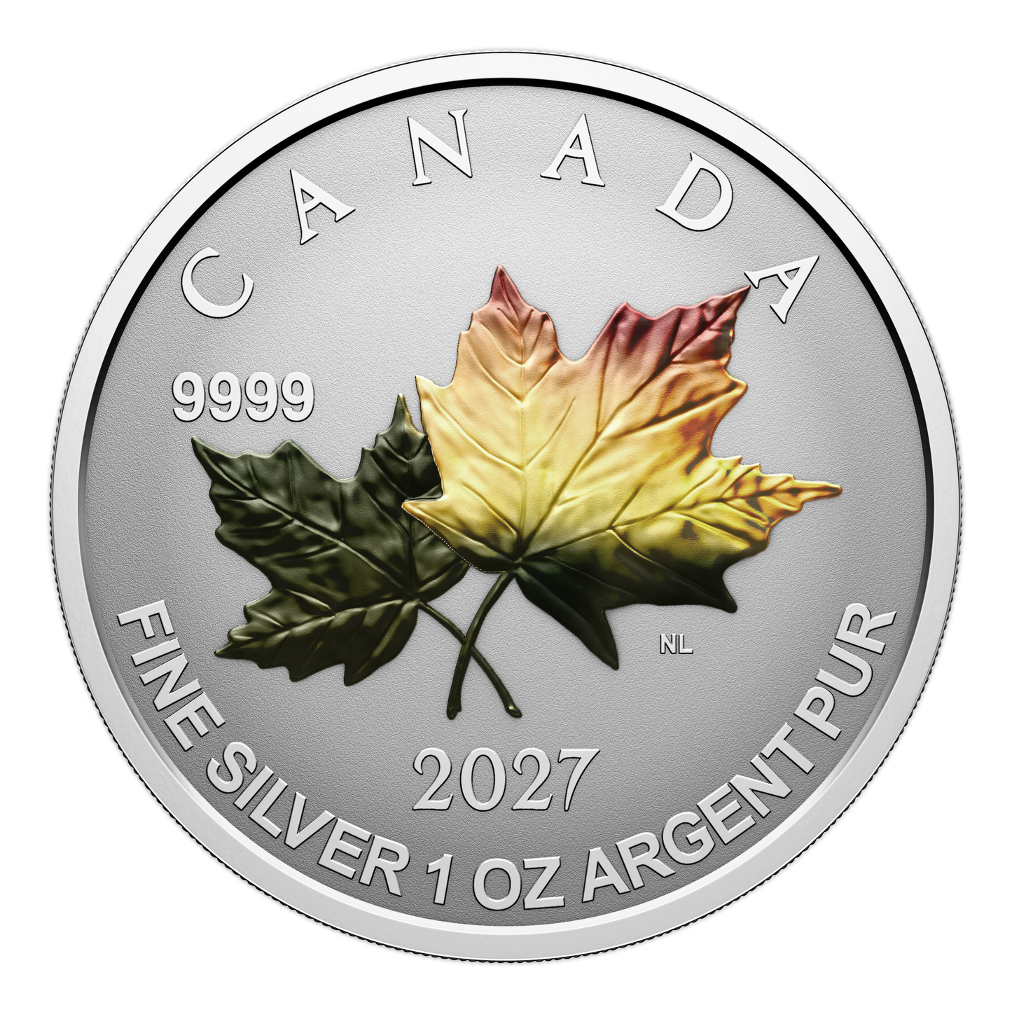 2027 Canada Autumn Leaves Fine Silver Fractional Set (No Tax)