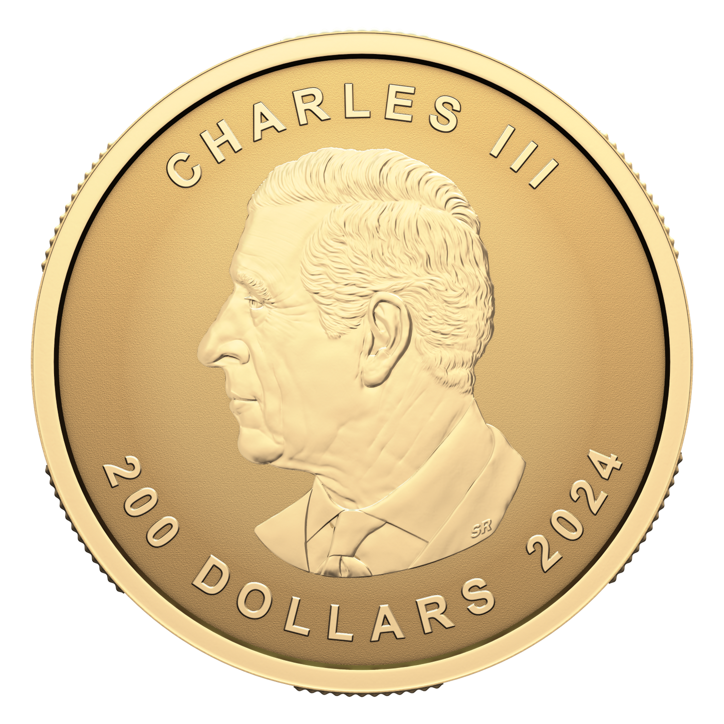 2024 Canada $200 Ultra-High Relief 1oz. GML Pure Gold (No Tax)