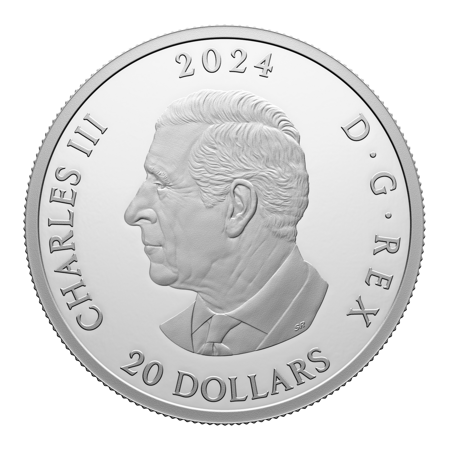 2024 Canada $20 Wildlife Reflections: Moose Fine Silver (No Tax)