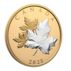 2025 Canada $50 Maple Leaves in Motion 5oz. Fine Silver (No Tax)