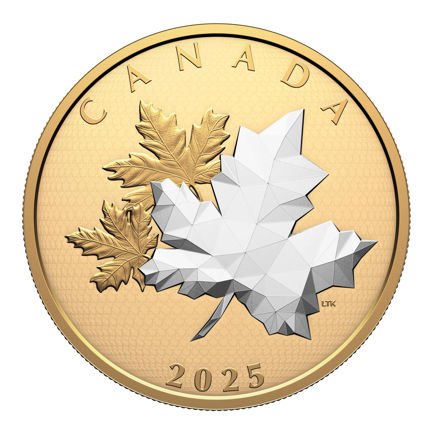 2025 Canada $50 Maple Leaves in Motion 5oz. Fine Silver (No Tax)