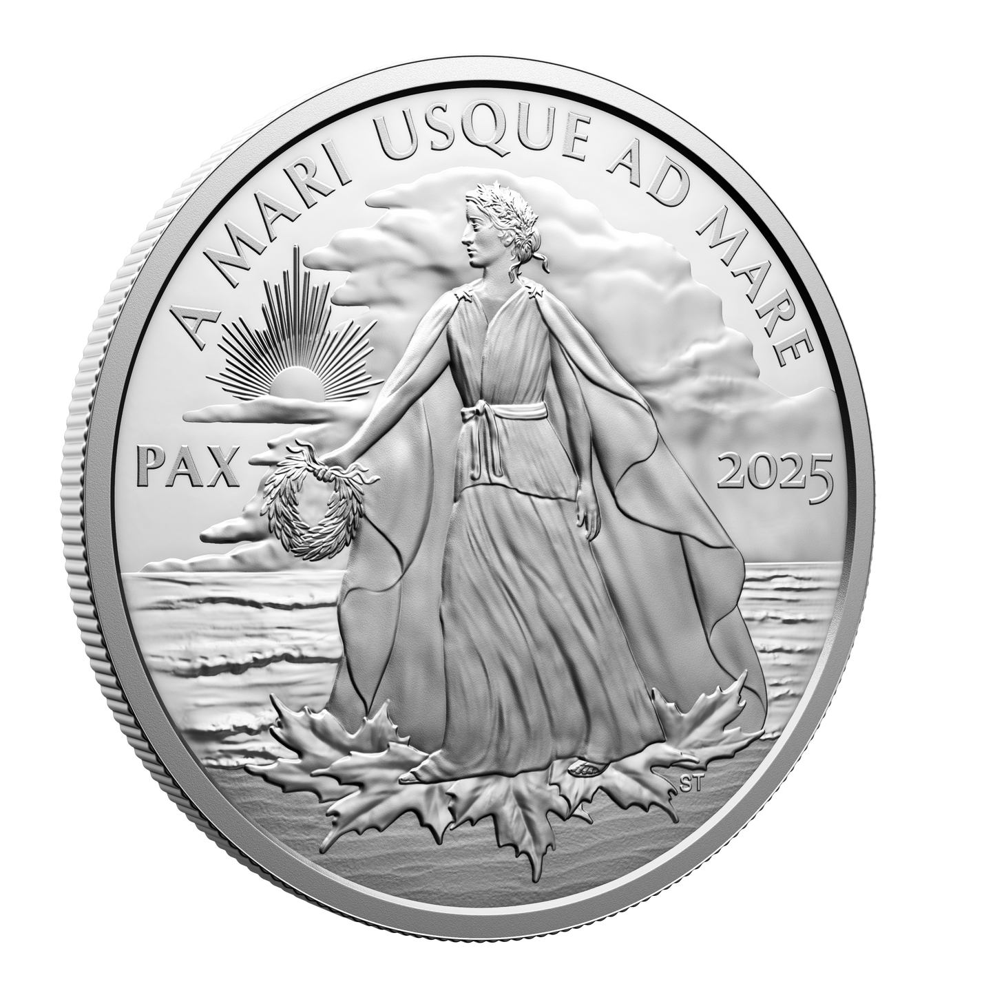 2025 Canada $50 Peace Dollar 5oz. Fine Silver (No Tax)