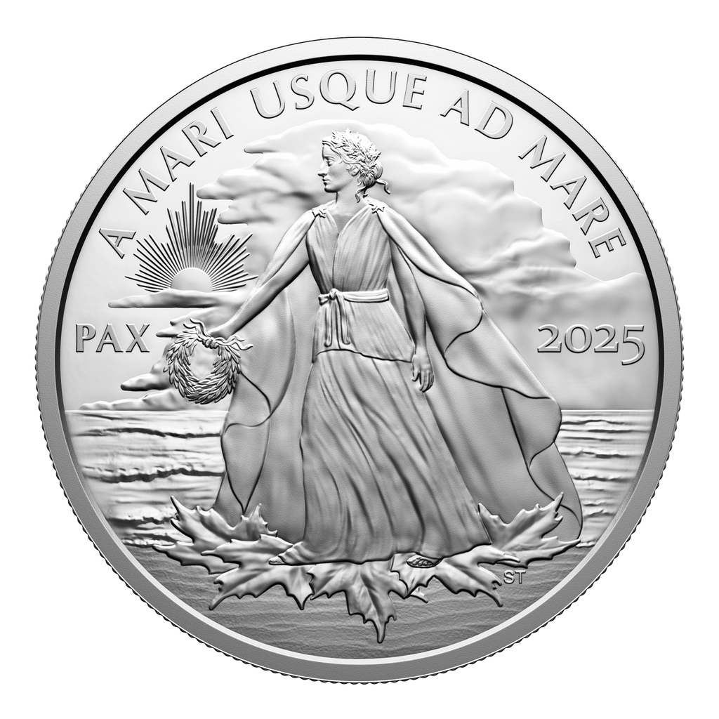 2025 Canada $50 Peace Dollar 5oz. Fine Silver (No Tax)