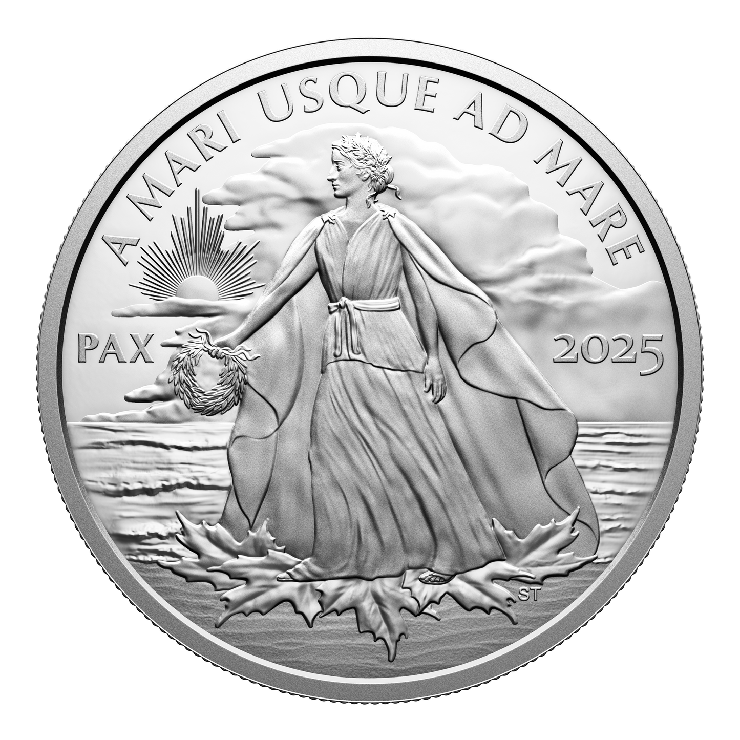 2025 Canada $50 Peace Dollar 5oz. Fine Silver (No Tax)