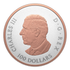 2025 Canada $100 Gleaming Maple Leaves 10oz Fine Silver (No Tax)