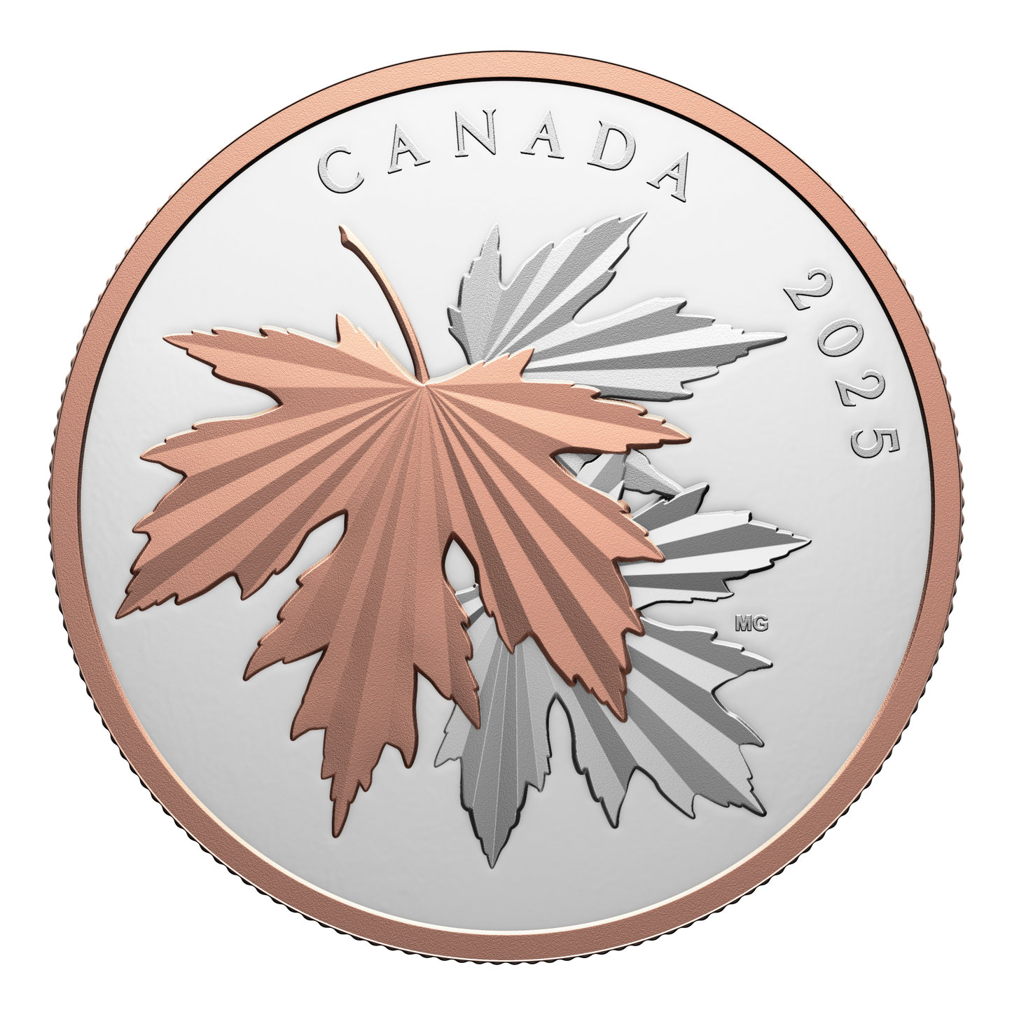 2025 Canada $100 Gleaming Maple Leaves 10oz Fine Silver (No Tax)