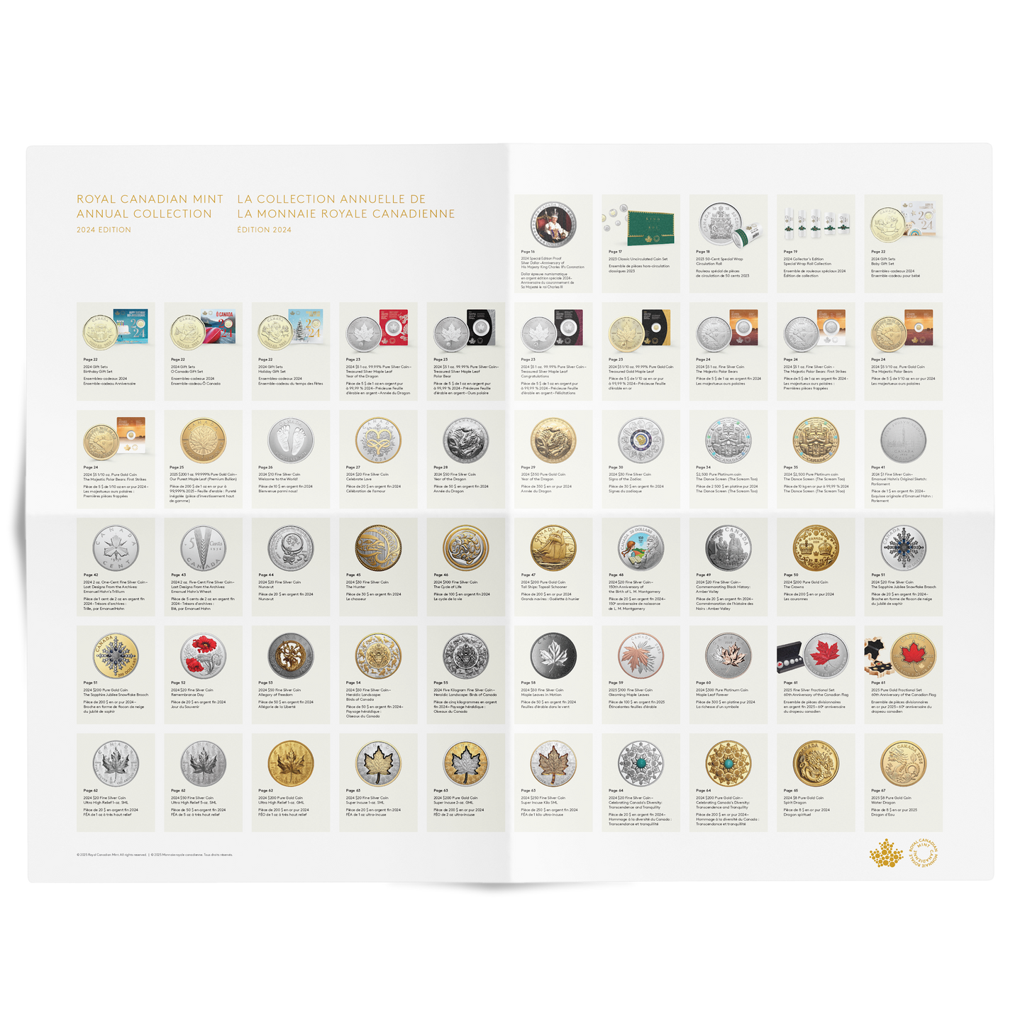 2024 Royal Canadian Mint Annual Collection Book with Special Edition Uncirculated Set