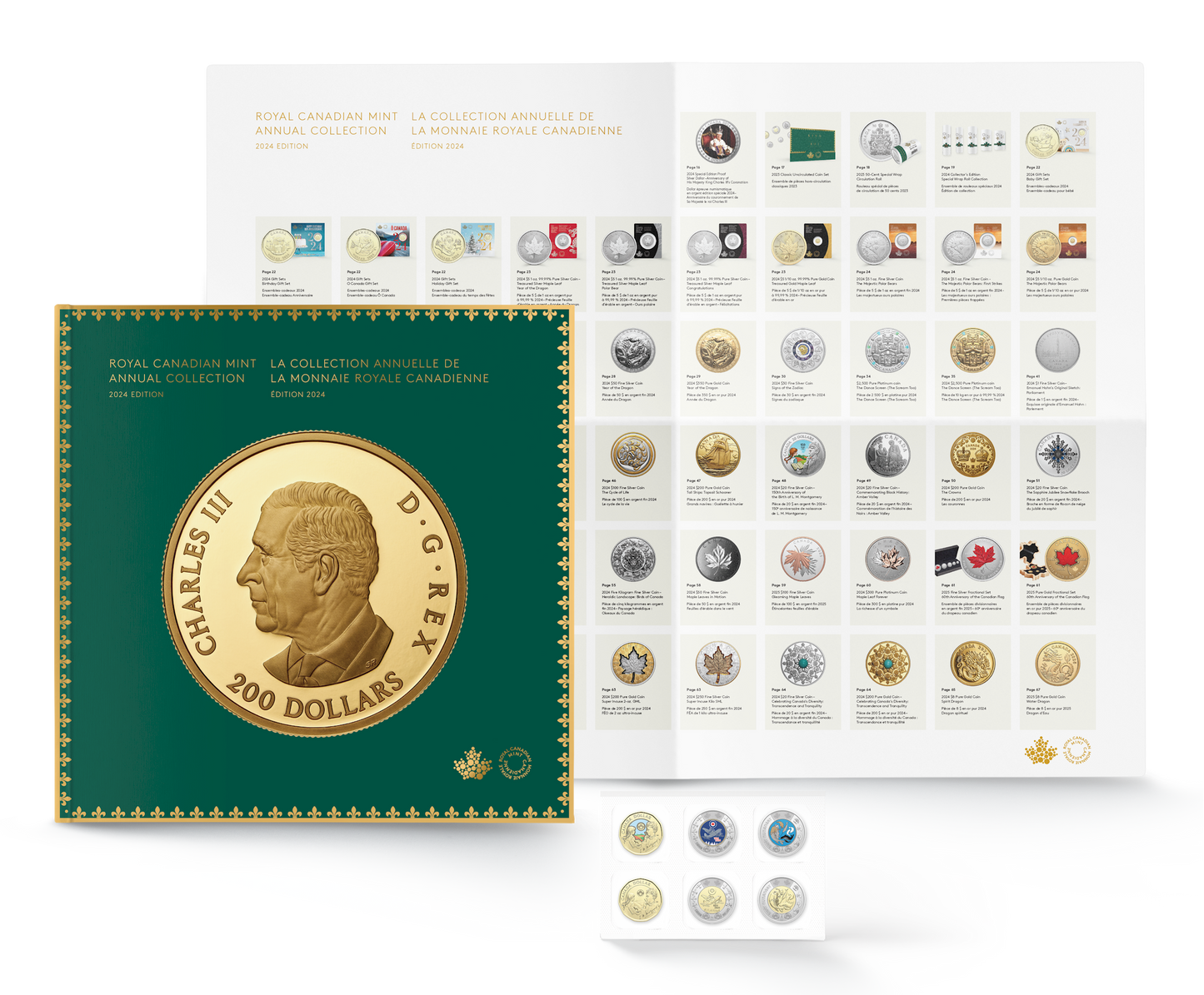 2024 Royal Canadian Mint Annual Collection Book with Special Edition Uncirculated Set