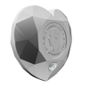 2025 Canada $50 Heart Diamond Fine Silver Diamond Shaped Coin (No Tax)